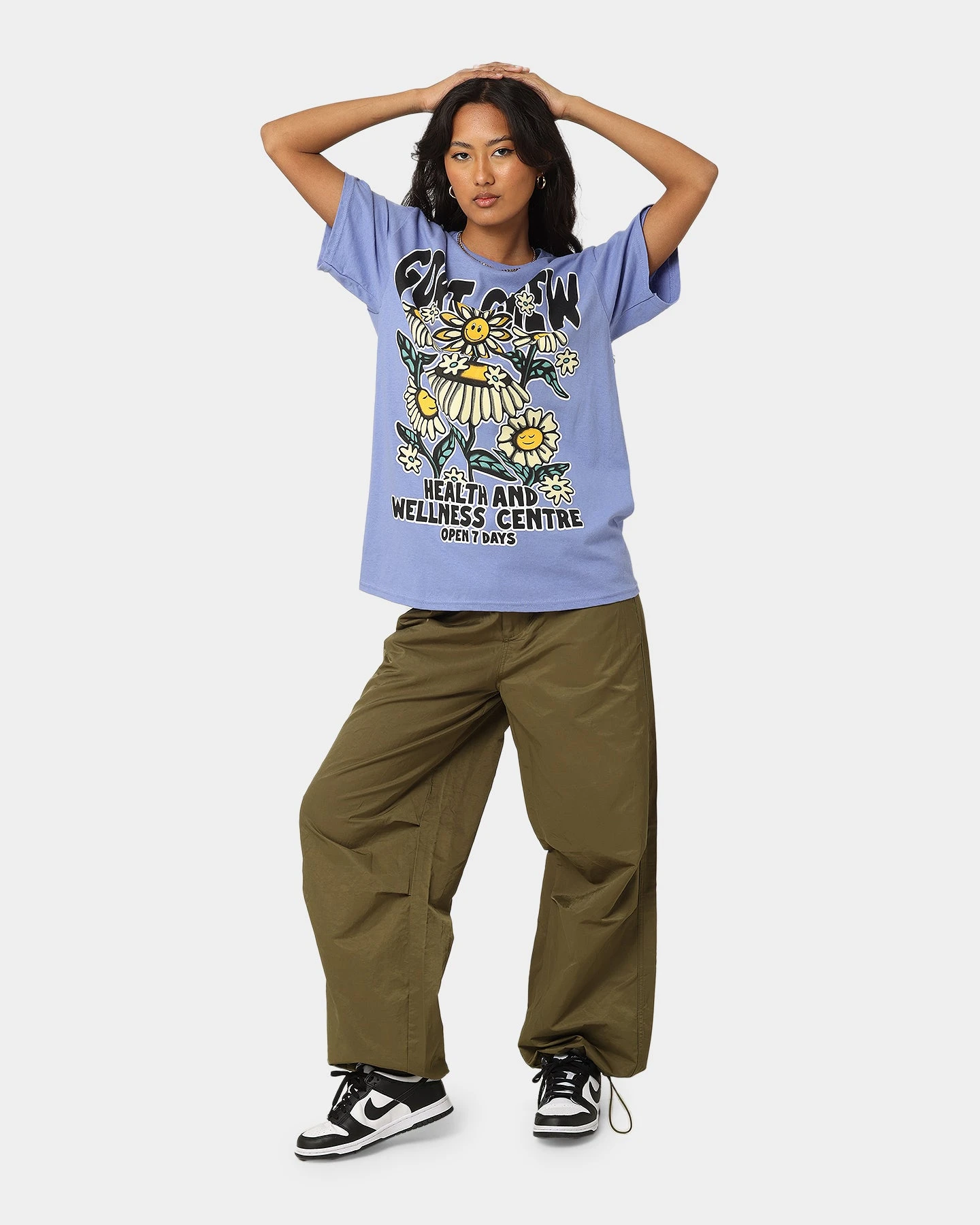 Goat Crew Heath And Wellness Vintage T-Shirt Lilac Goat Crew Heath And Wellness Vintage T-Shirt Lilac -Mitchell & Ness Shop 02041283 YL300 womens 0020