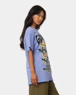 Goat Crew Heath And Wellness Vintage T-Shirt Lilac 6 Goat Crew Heath And Wellness Vintage T-Shirt Lilac -Mitchell & Ness Shop 02041283 YL300 womens 0050