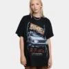 American Thrift X Back To The Future Back To The Future 2 Vintage T-Shirt Washed Black -Mitchell & Ness Shop 02041288 YW607 womens 0010