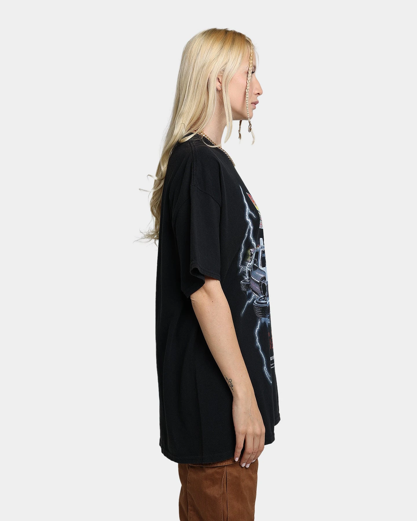 American Thrift X Back To The Future Back To The Future 2 Vintage T-Shirt Washed Black American Thrift X Back To The Future Back To The Future 2 Vintage T-Shirt Washed Black -Mitchell & Ness Shop 02041288 YW607 womens 0050