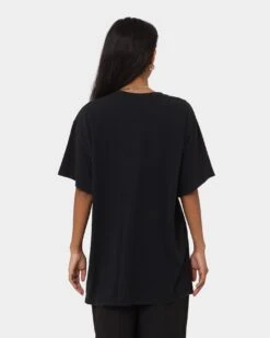 American Thrift X Powerpuff Girls Women's HIM Vintage T-Shirt Black Wash -Mitchell & Ness Shop 02041328 YB295 womens 0040