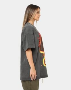 American Thrift X Bratz Sasha Heavyweight Vintage T-Shirt Black Wash -Mitchell & Ness Shop 02041492 YB295 womens 0050