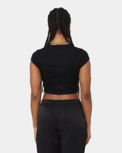 American Thrift X Bratz Women's Dump Him Baby T-Shirt Black -Mitchell & Ness Shop 02041498 YB001 womens 0040