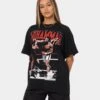 Goat Crew X Muhammad Ali Knock Out T-Shirt Black Wash -Mitchell & Ness Shop 02041653 YB295 womens 0010