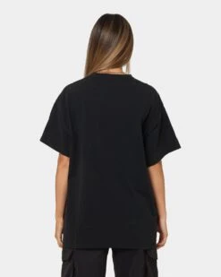 Goat Crew X Muhammad Ali Knock Out T-Shirt Black Wash -Mitchell & Ness Shop 02041653 YB295 womens 0040