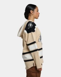 '47 BRAND 47 Brand Los Angeles Lakers Superior Lacer Hoodie Khaki -Mitchell & Ness Shop 02041673 YK001 womens 0050