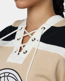 '47 BRAND 47 Brand Los Angeles Lakers Superior Lacer Hoodie Khaki -Mitchell & Ness Shop 02041673 YK001 womens 0080