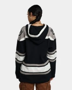 '47 BRAND 47 Brand Las Vegas Raiders Superior Lacer Hoodie Jet Black/Grey 5 '47 BRAND 47 Brand Las Vegas Raiders Superior Lacer Hoodie Jet Black/Grey -Mitchell & Ness Shop 02041674 YJ026 womens 0040