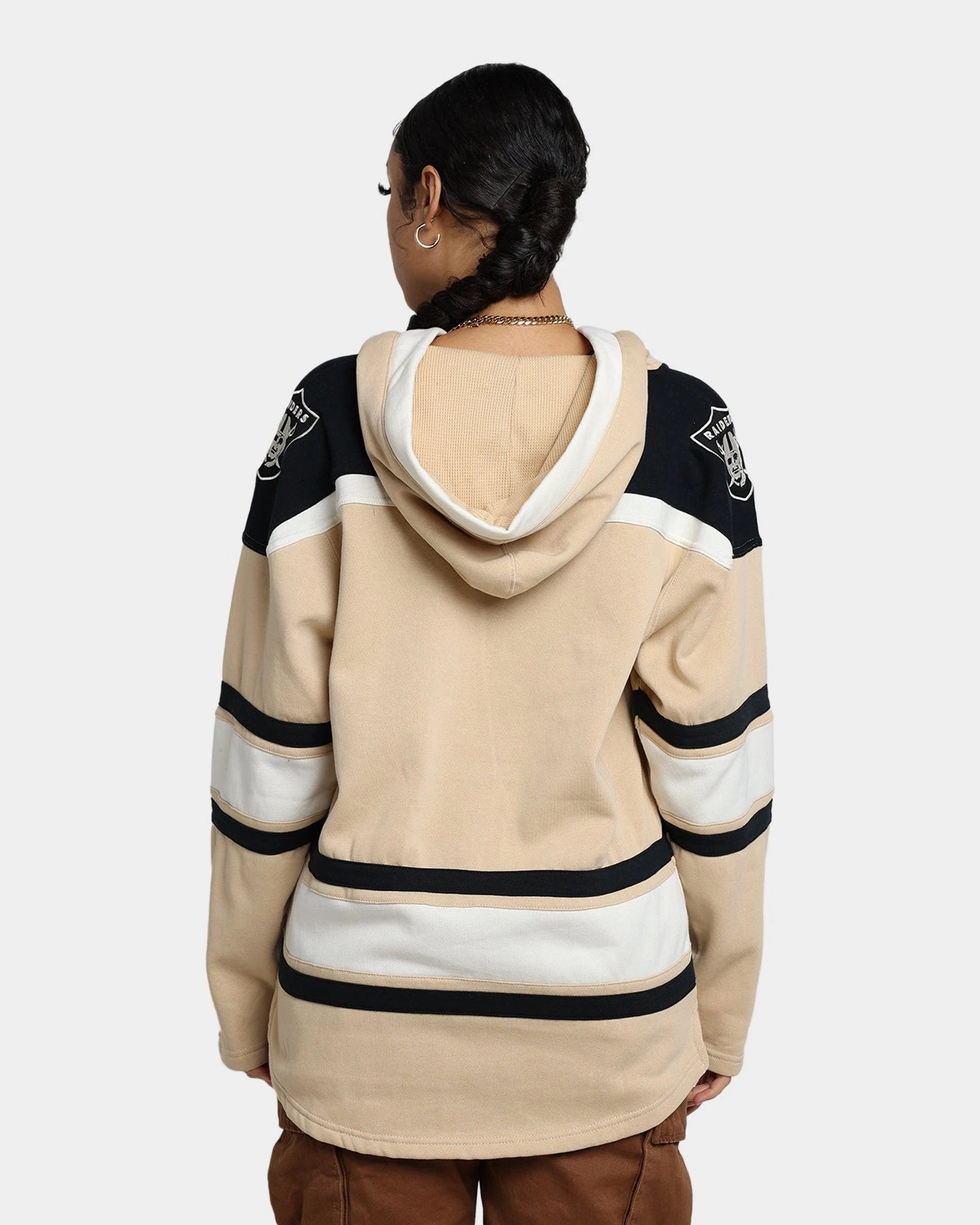 47 Brand Las Vegas Raiders Superior Lacer Hoodie Khaki '47 BRAND 47 Brand Las Vegas Raiders Superior Lacer Hoodie Khaki -Mitchell & Ness Shop 02041675 YK001 womens 0040