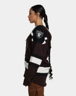 '47 BRAND 47 Brand Las Vegas Raiders Superior Lacer Hoodie Brown 7 '47 BRAND 47 Brand Las Vegas Raiders Superior Lacer Hoodie Brown -Mitchell & Ness Shop 02041676 YX300 womens 0060