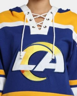 '47 BRAND 47 Brand Los Angeles Rams Superior Lacer Hoodie Royal -Mitchell & Ness Shop 02041710 YR400 womens 0030