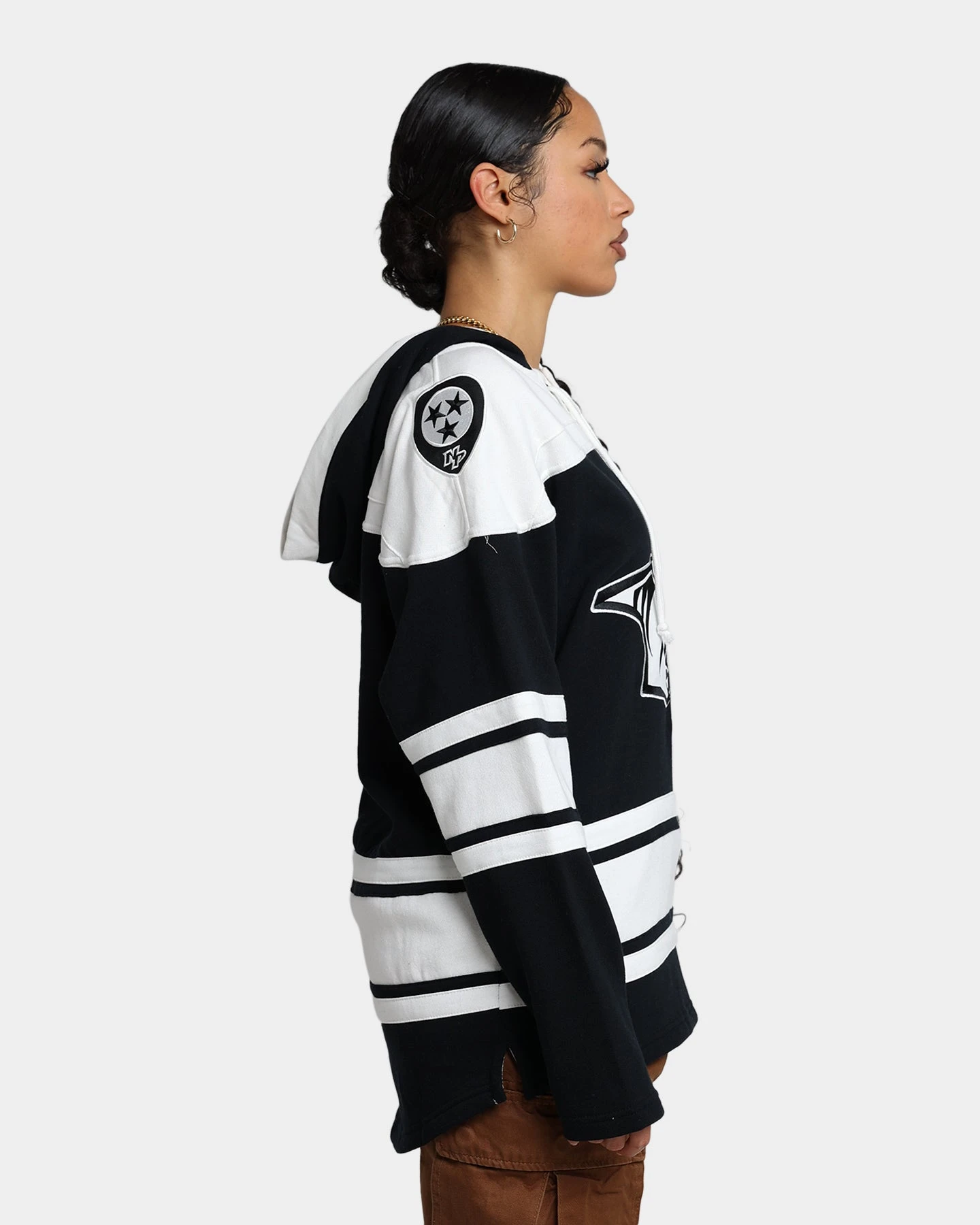 47 Brand Nashville Predators Superior Lacer Hoodie Jet Black '47 BRAND 47 Brand Nashville Predators Superior Lacer Hoodie Jet Black -Mitchell & Ness Shop 02041720 YB339 womens 0050