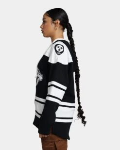 '47 BRAND 47 Brand Nashville Predators Superior Lacer Hoodie Jet Black 7 '47 BRAND 47 Brand Nashville Predators Superior Lacer Hoodie Jet Black -Mitchell & Ness Shop 02041720 YB339 womens 0060