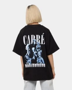 Carré X Marilyn Monroe Collage Vintage T-Shirt Washed Black