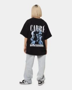 Carré X Marilyn Monroe Collage Vintage T-Shirt Washed Black -Mitchell & Ness Shop 02041966 YW607 womens 0030