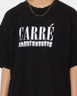 Carré X Marilyn Monroe Collage Vintage T-Shirt Washed Black -Mitchell & Ness Shop 02041966 YW607 womens 0040