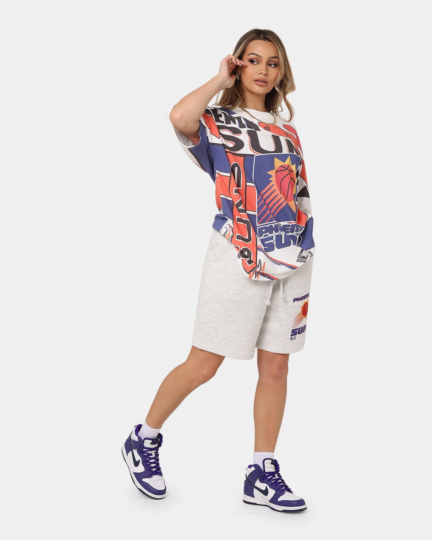 Mitchell & Ness Phoenix Suns '93 Game Over Vintage T-Shirt Vintage White Mitchell & Ness Phoenix Suns '93 Game Over Vintage T-Shirt Vintage White -Mitchell & Ness Shop 02042105 YV003 womens 020