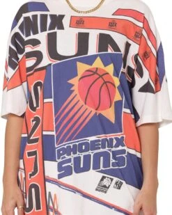 Mitchell & Ness Phoenix Suns '93 Game Over Vintage T-Shirt Vintage White 4 Mitchell & Ness Phoenix Suns '93 Game Over Vintage T-Shirt Vintage White -Mitchell & Ness Shop 02042105 YV003 womens 030