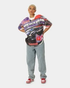 Loiter Interceptor Vintage T-Shirt Off White -Mitchell & Ness Shop 02042507 YO007 womens 0030