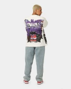 Loiter Interceptor Vintage T-Shirt Off White -Mitchell & Ness Shop 02042507 YO007 womens 0080