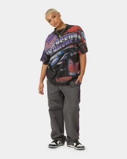 Loiter Interceptor Vintage T-Shirt Vintage Black -Mitchell & Ness Shop 02042507 YV009 womens 0030