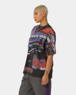 Loiter Interceptor Vintage T-Shirt Vintage Black -Mitchell & Ness Shop 02042507 YV009 womens 0070