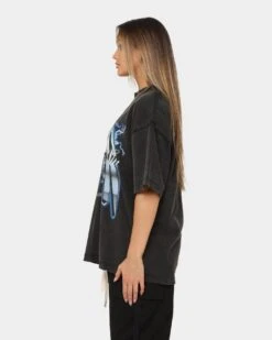 Loiter Love Is War Vintage T-Shirt Vintage Black -Mitchell & Ness Shop 02042546 YV009 womens 0060