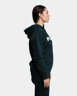 Playboy By CK Wordmark Hoodie Forest Green -Mitchell & Ness Shop 02042559 YF006 womens 0050