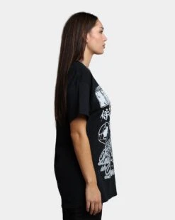 Rats Get Fat King Kobra T-Shirt Black -Mitchell & Ness Shop 02042846 YB001 womens 0050