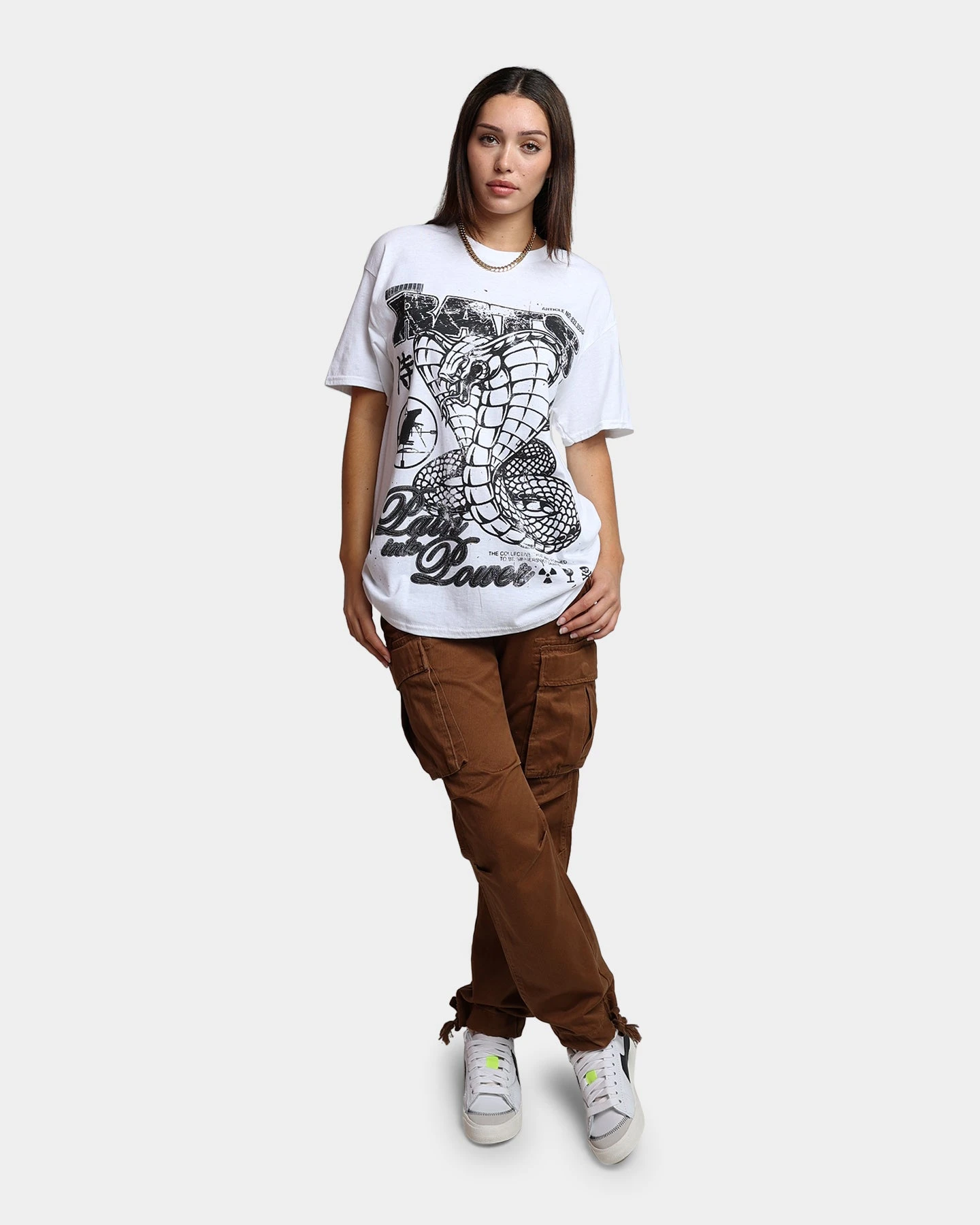 Rats Get Fat King Kobra T-Shirt White Rats Get Fat King Kobra T-Shirt White -Mitchell & Ness Shop 02042846 YW100 womens 0020