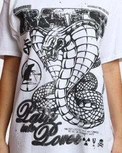 Rats Get Fat King Kobra T-Shirt White 4 Rats Get Fat King Kobra T-Shirt White -Mitchell & Ness Shop 02042846 YW100 womens 0030