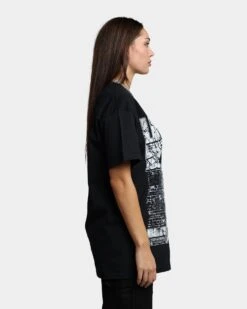 Rats Get Fat Life's Hard T-Shirt Black -Mitchell & Ness Shop 02042847 YB001 womens 0050