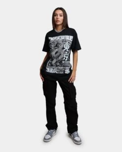 Rats Get Fat Under Pressure T-Shirt Black -Mitchell & Ness Shop 02042848 YB001 womens 0020