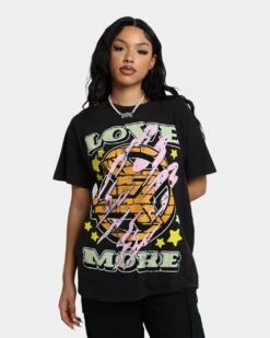 Goat Crew Love More T-Shirt Black Wash