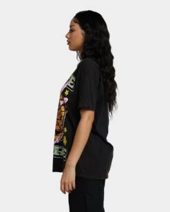 Goat Crew Love More T-Shirt Black Wash -Mitchell & Ness Shop 02042971 YB295 womens 0060