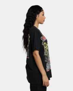 Goat Crew Supercross Racing Team Vintage T-Shirt Black Wash -Mitchell & Ness Shop 02043140 YB295 womens 0060