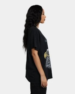 American Thrift Eagles Vintage T-Shirt Black Wash -Mitchell & Ness Shop 02043145 YB295 womens 0050