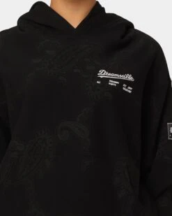 Dreamville Records Hoodie Black -Mitchell & Ness Shop 02043226 YB001 womens 0030