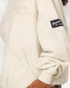 Dreamville Records Hoodie Cream -Mitchell & Ness Shop 02043226 YC600 womens 070