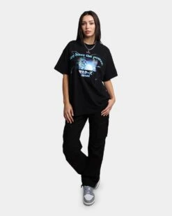 ABC Advisory Board Crystal X Mattel We Have The Power T-Shirt Black -Mitchell & Ness Shop 02043245 YB001 womens 0030