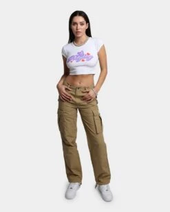 Playboy By CK Women's Script Baby T-Shirt White -Mitchell & Ness Shop 02043253 YW100 womens 0020
