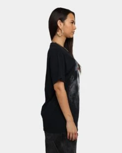 American Thrift X Friday The 13th Jason's Mask Vintage T-Shirt Black Wash -Mitchell & Ness Shop 02043291 YB295 womens 0050