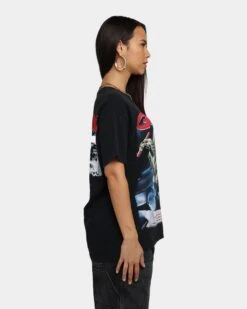 American Thrift X Gremlins Gremlins Vintage T-Shirt Black Wash -Mitchell & Ness Shop 02043293 YB295 womens 0060