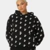 Playboy By CK Players Hoodie Black 1 Playboy By CK Players Hoodie Black -Mitchell & Ness Shop 02043409 YB012 womens 0010