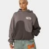 Loiter Palette Hoodie Grey -Mitchell & Ness Shop 02043435 YQ001 womens 0010