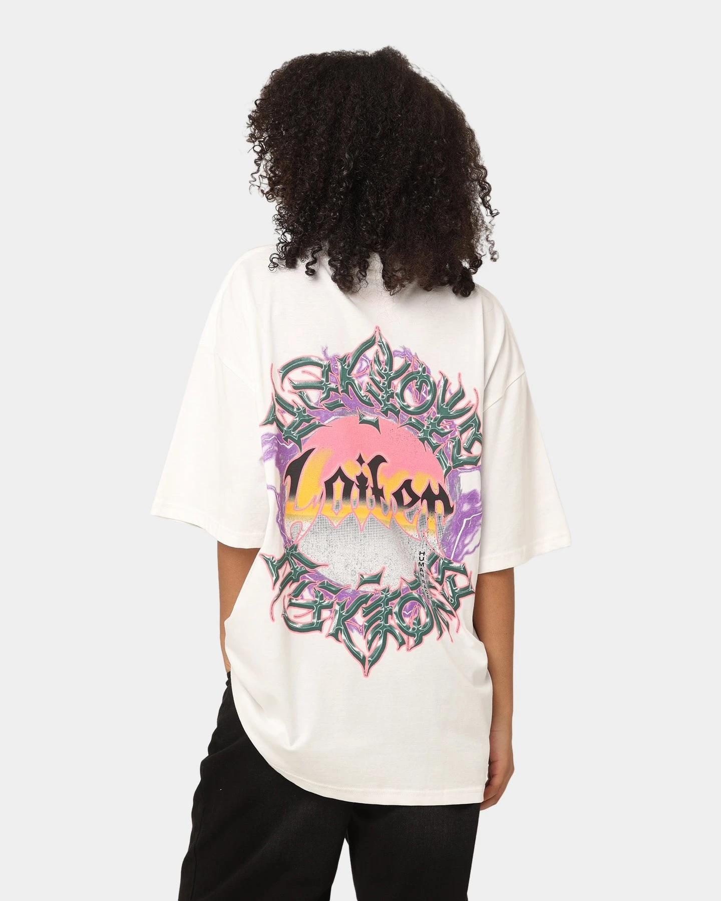 Loiter Ethereal Vintage T-Shirt Off White Loiter Ethereal Vintage T-Shirt Off White -Mitchell & Ness Shop 02043859 YO007 womens 0020