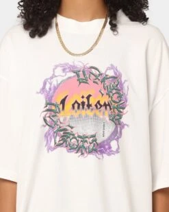 Loiter Ethereal Vintage T-Shirt Off White 5 Loiter Ethereal Vintage T-Shirt Off White -Mitchell & Ness Shop 02043859 YO007 womens 0040