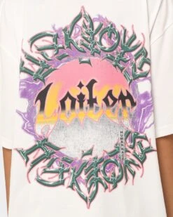 Loiter Ethereal Vintage T-Shirt Off White 6 Loiter Ethereal Vintage T-Shirt Off White -Mitchell & Ness Shop 02043859 YO007 womens 0050