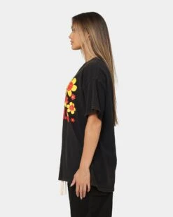 Goat Crew Better Days Vintage T-Shirt Black Wash -Mitchell & Ness Shop 02043978 YB295 womens 0060