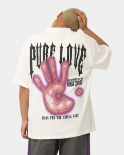 Loiter Pure Love Vintage T-Shirt White -Mitchell & Ness Shop 02043986 YW100 womens 0020